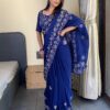 Blue Saree