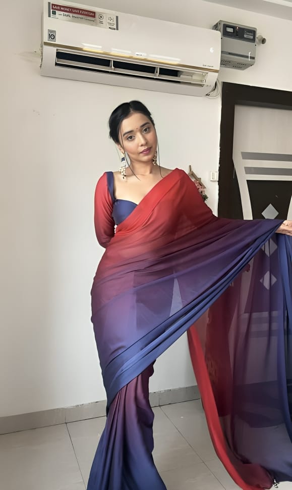 Blue Saree