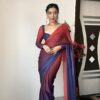 Pre Pleated Women Wear Blue Saree