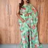 Floral Design Reay To Wear Saree