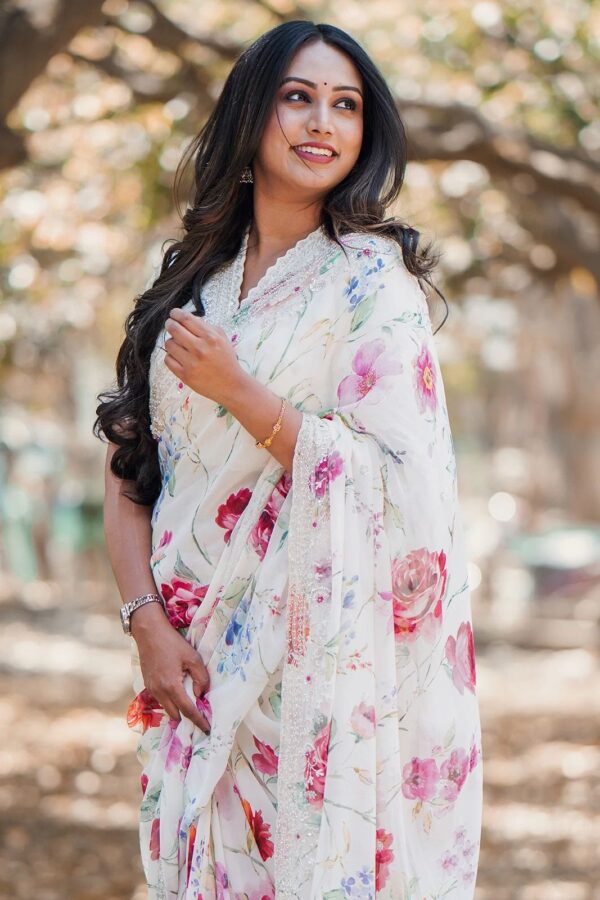 White Saree