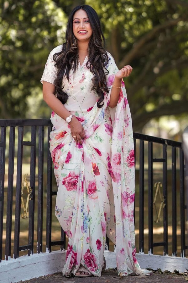 White Saree