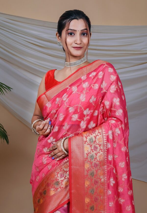 Pink Saree