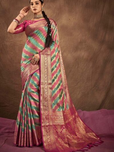 Wedding Fancy Silk Multi Saree