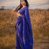 Bollywood Designer Silk Blue Saree