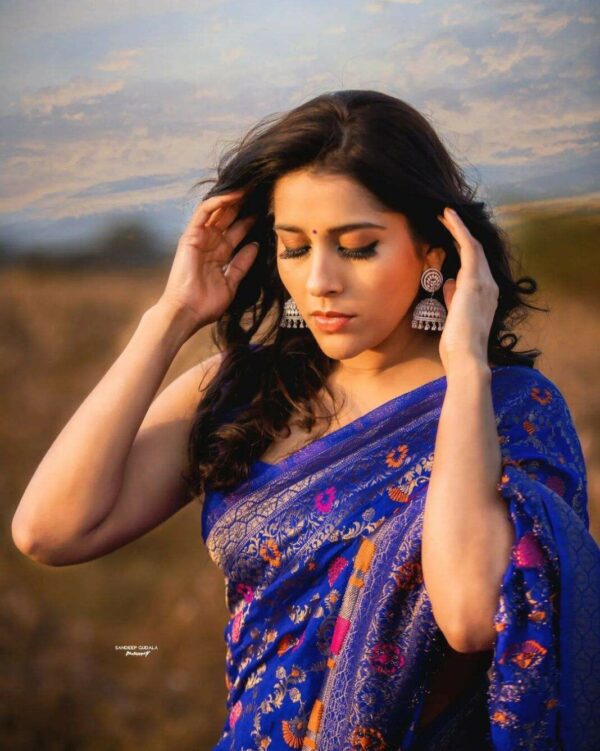 Blue Saree