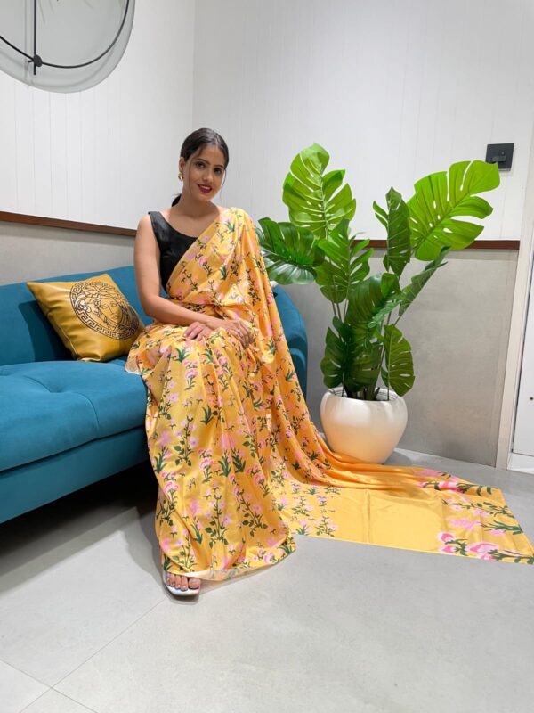 Yellow Saree