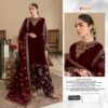 Wedding Maroon Pakistani Suit