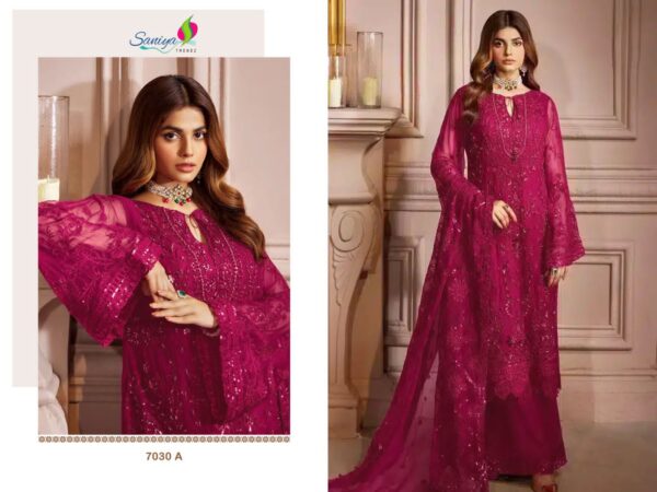 Designer Work Pink Pakistani Suit