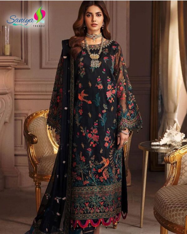 Stylish Black Work Pakistani Dress