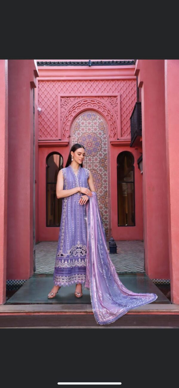 Lavender Wedding Pakistani Dress