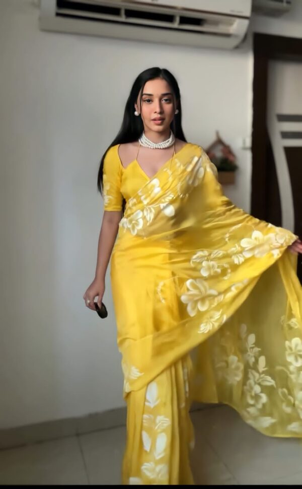 Haldi One Minute Ready to wear Saree