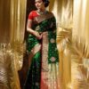 Buy Trendy Green Saree Online in UK