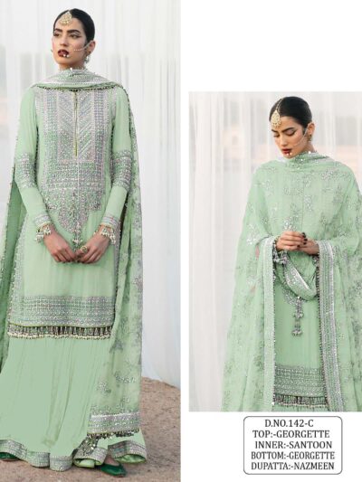 Embroidery Work Fancy Pakistani Dress