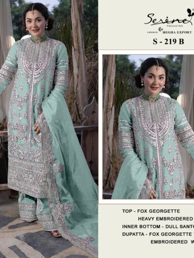 Wedding Sky Blue Pakistani Suit UK