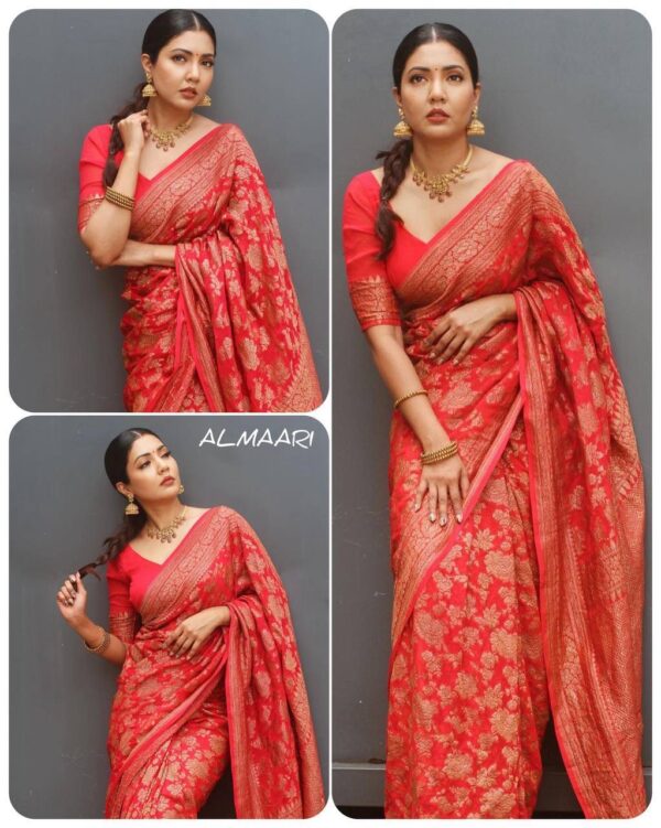 Red Saree