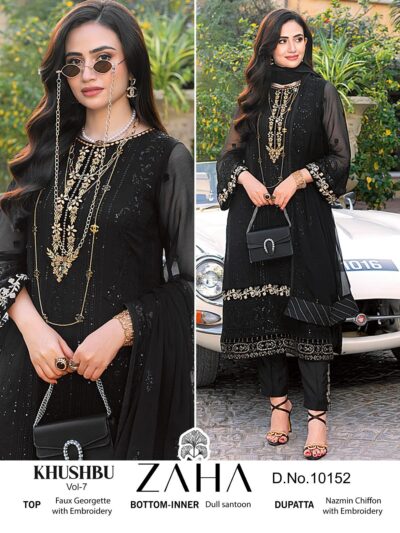 Women Fancy Black Pakistani Dress