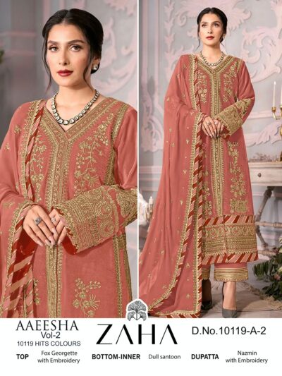 Heavy Work Wedding Wear Pakistani Dress