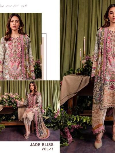 Fancy Printed Cotton Blend Pakistani Suits