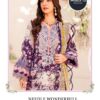 Women Cotton Blend Purple Pakistani Suits