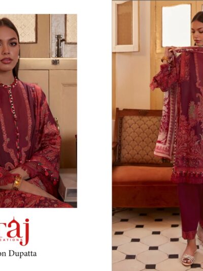 Women's Fancy Red Pakistani Salwar Suits