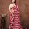 Wedding Red Fancy Ready to wear Saree