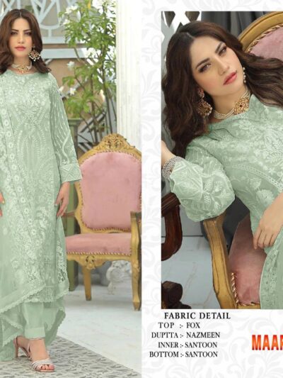 Pista Semi Stitched Pakistani Salwar Suits