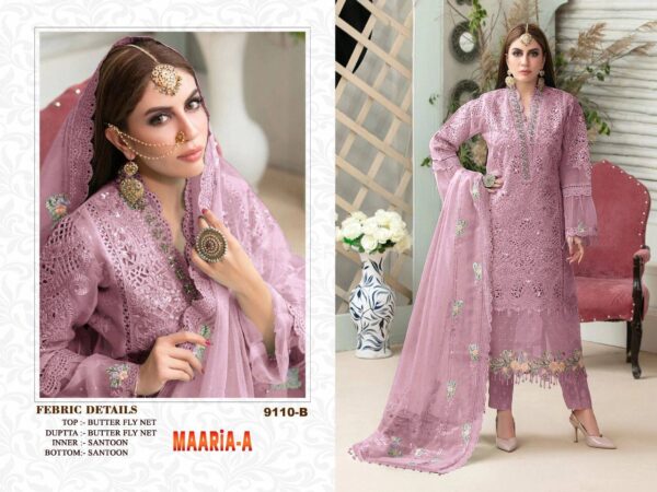 Pink Fancy Work Pakistani Salwar Suits