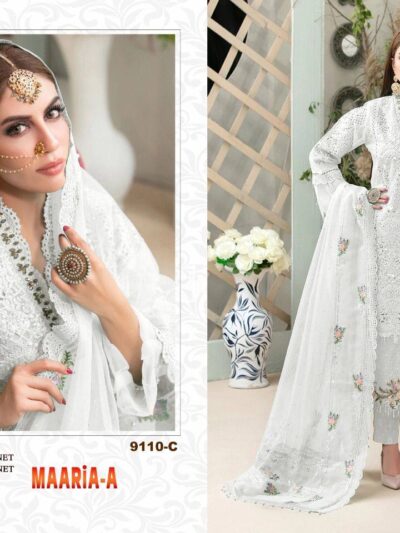 Festival Wear White Pakistani Salwar Suits