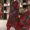 Formal Black Semi Stitched Pakistani Dress