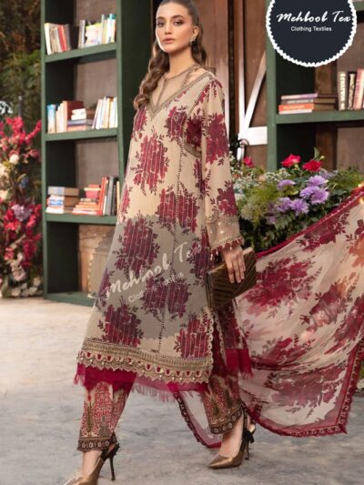 Cotton Blend Women's Pakistani Dress