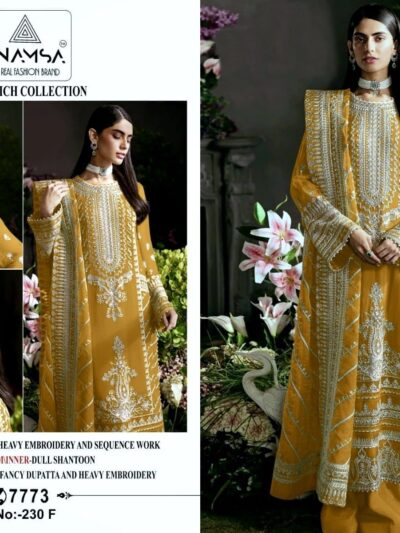 Wedding Wear Yellow Pakistani Dress