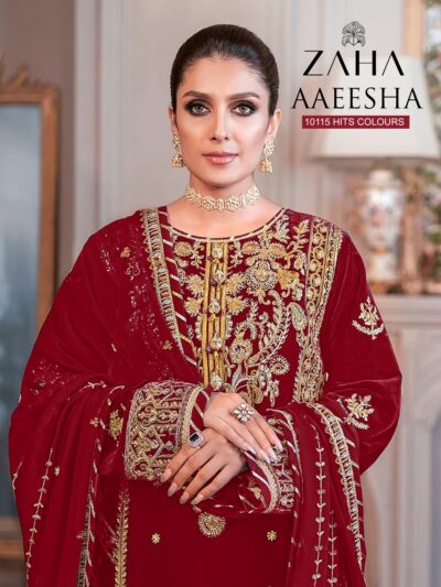 Wedding Designer Red Pakistani Suits