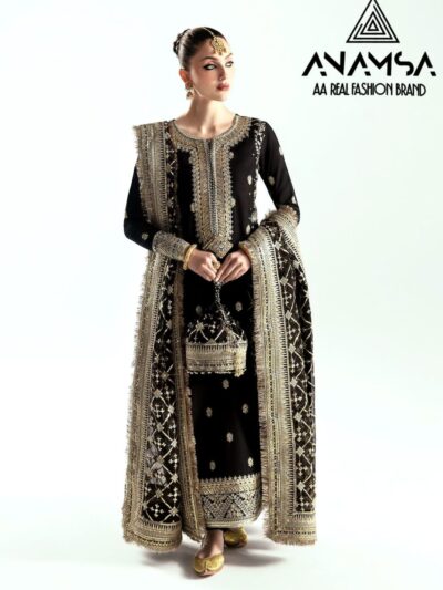 Women's Fancy Eid Black Pakistani Suits