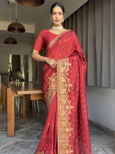 Wedding Work Ready to Wear Saree