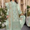 Fancy Work Pakistani Dress With Dupatta