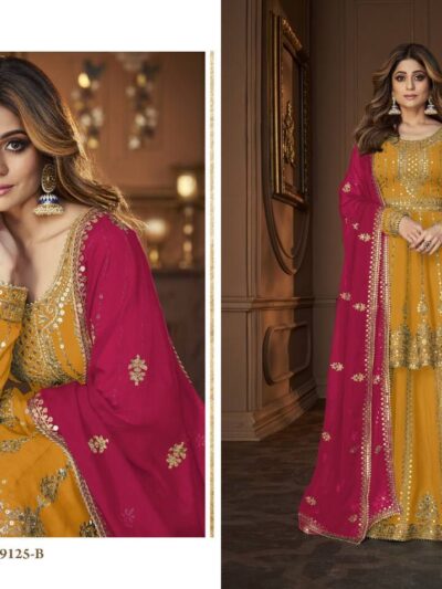 Wedding Women's Wear Yellow Pakistani Dress