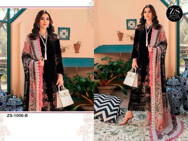 Women's Black Semi Stitched Pakistani Suits