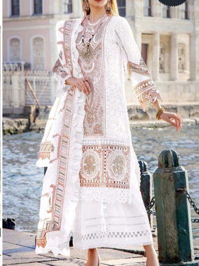 Women's White Eid Pakistani Suits