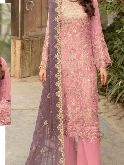 Fancy Party Wear Pink Pakistani Dress