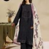 Black Eid Wear Pakistani Dress with Dupatta