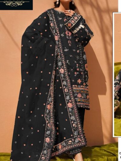 Wedding Designer Black Pakistani Dress