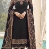 Wedding Neck Work Black Pakistani Dress