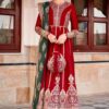 Wedding Red Work Pakistani Suits