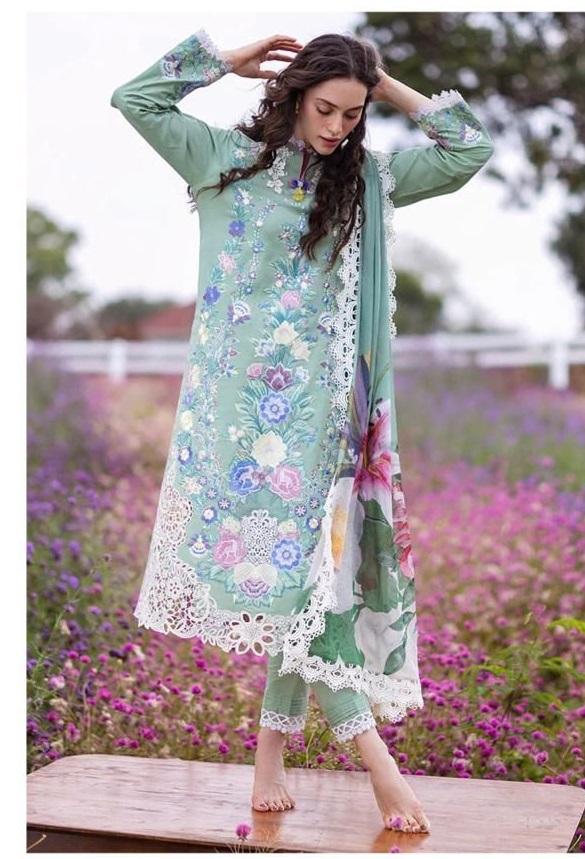 Women's Fancy Design Cotton Pakistani Suits