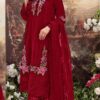 Floral Work Georgette Black Pakistani Suits