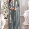 Grey Fancy Women's Pakistani Suits