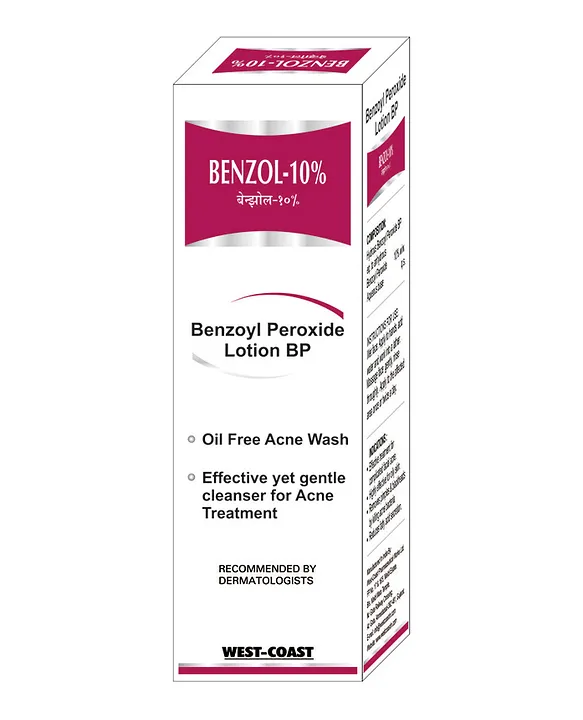 West-Coast Benzol 10% Peroxide Lotion BP