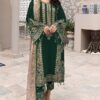 Women's Georgette Green Pakistani Suits