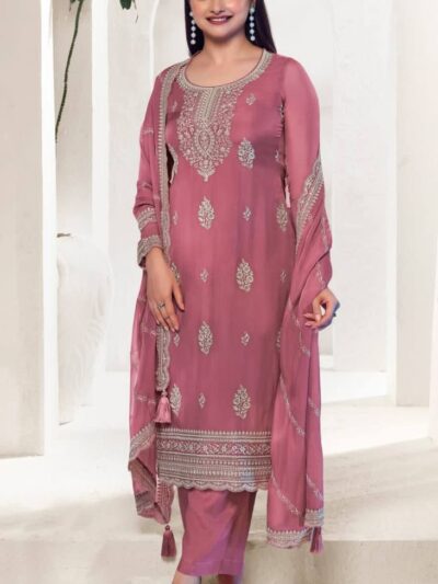 Wedding Heavy Work Pink Pakistani Suits